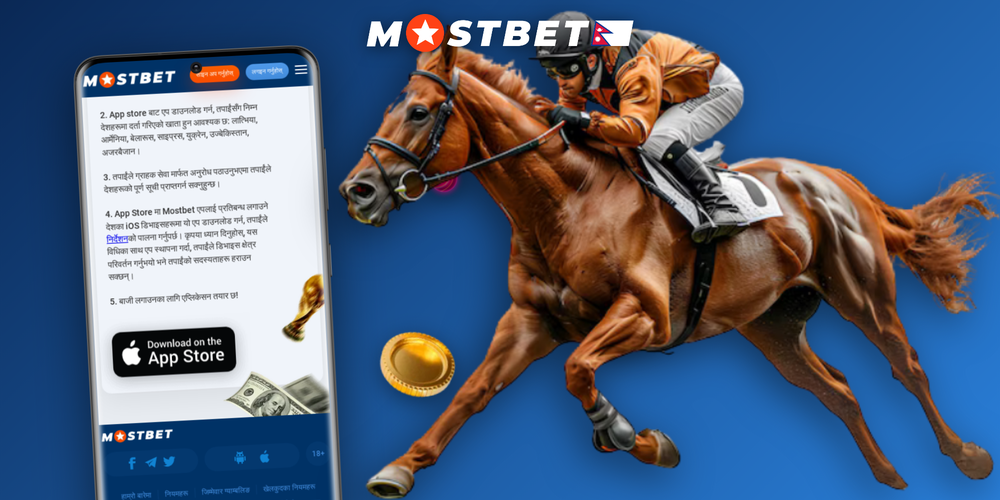 Mostbet app displayed across multiple Android and iOS devices in Nepal