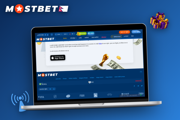 Mostbet for Windows installer security dialog with Allow button highlighted to bypass antivirus warning