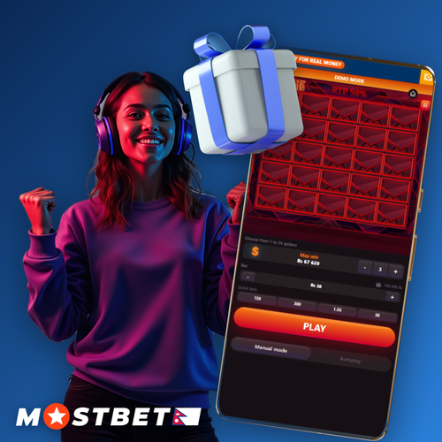 Mines at Mostbet Nepal: 5x5 grid with gems and mine icons revealed