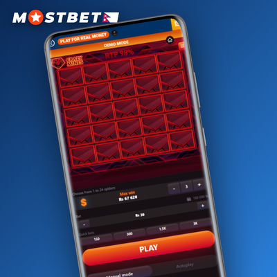 Mines Mostbet balanced risk level showing 3 mines and 3x multiplier